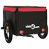 Fietstrailer 30 Kg Ijzer Zwart En 120 x 54 x 44 cm Rood_