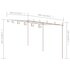 Tuinpergola Ijzer Antiekbruin 6 x 3 x 2,5 m_