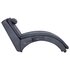 Massage Chaise Longue Met Kussen Kunstsuède Grijs_