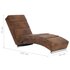 Massage Chaise Longue Kunstsuède Bruin_