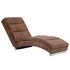 Chaise Longue Kunstsuède Bruin_