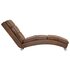 Chaise Longue Kunstsuède Bruin_