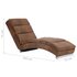 Chaise Longue Kunstsuède Bruin_