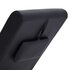 Massage Chaise Longue Met Kussen Kunstleer Zwart_