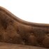 Chaise Longue Kunstsuède Bruin_