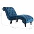 Chaise Longue Fluweel Blauw_