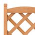 Plantenbak Massief Vurenhout Bruin 40 x 30 x 90 cm met latwerk_