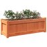 Plantenbak 90X3X3 Cm Massief Grenenhout Was 1 Bruin_