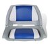 Bootstoelen Inklapbare Rugleuning 41X51X48 Cm 2 Blauw en wit_