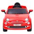 Kinderauto Fiat 500 Elektrisch Rood_