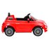 Kinderauto Fiat 500 Elektrisch Rood_