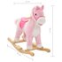 Hobbeldier 65X32X58 Cm Pluche Roze Paard_