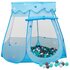 Kinderspeeltent Met 250 Ballen 02X02X82 Cm Blauw Meerkleurig 1_