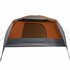 Tent 4-Persoons 350X280X155 Cm 190T Taft Grijs En Oranje_