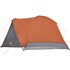 Tent 4-Persoons 350X280X155 Cm 190T Taft Grijs En Oranje_