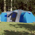 Tent 12-Persoons 840X720X200 Cm 185T Taft Blauw_