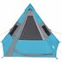 Tent 7-Persoons 350X350X280 Cm 185T Taft Blauw_