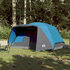 Tent 4-Persoons 350X280X155 Cm 190T Taft Blauw_