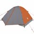 Tent 3-Persoons 240X217X120 Cm 190T Taft Grijs En Oranje_