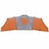 Tent 12-Persoons 840X720X200 Cm 185T Taft Grijs En Oranje_