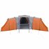 Tent 12-Persoons 840X720X200 Cm 185T Taft Grijs En Oranje_