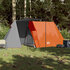 Tent 3-Persoons 465X220X170 Cm 185T Taft Grijs En Oranje_