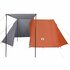 Tent 3-Persoons 465X220X170 Cm 185T Taft Grijs En Oranje_