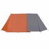 Tent 3-Persoons 465X220X170 Cm 185T Taft Grijs En Oranje_