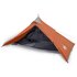 Tent 1-Persoons 255X153X130 Cm 185T Taft Grijs En Oranje_