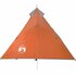 Tent 1-Persoons 255X153X130 Cm 185T Taft Grijs En Oranje_