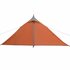 Tent 1-Persoons 255X153X130 Cm 185T Taft Grijs En Oranje_