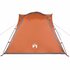 Tent 4-Persoons 240X221X160 Cm 185T Taft Grijs En Oranje_