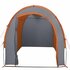 Opbergtent 204X83X78 Cm 85T Taft En Oranje Grijs_