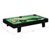 Minipooltafel 3 Feet 92X52X19 Cm Zwart en groen_