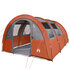 Tent 4-Persoons 483X340X193 Cm 185T Taft Grijs En Oranje_