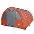 Tent 4-Persoons 483X340X193 Cm 185T Taft Grijs En Oranje_