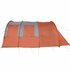 Tent 4-Persoons 483X340X193 Cm 185T Taft Grijs En Oranje_