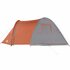 Tent 6-Persoons 466X342X200 Cm 185T Taft Grijs En Oranje_