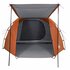 Tent 4-Persoons 420X260X153 Cm 185T Taft Grijs En Oranje_