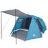 Tent 4-Persoons 420X260X153 Cm 185T Taft Blauw_