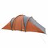 Tent 6-Persoons 576X238X193 Cm 185T Taft Grijs En Oranje_