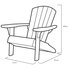 Keter Stoel Adirondack Troy Grafiet_