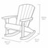 Keter Schommelstoel Adirondack Troy Grafietkleurig_