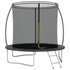 Trampolineset Rond 00 Kg 244X55 Cm Ø 244 x 55 cm Grijs_