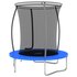 Trampolineset Rond 80 Kg 83X52 Cm Ø 183 x 52 cm Blauw_