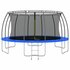 Trampolineset Rond 50 Kg 488X90 Cm Ø 488 x 90 cm Blauw_