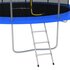 Trampolineset Rond 50 Kg 488X90 Cm Ø 488 x 90 cm Blauw_