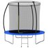 Trampolineset Rond 00 Kg 244X55 Cm Ø 244 x 55 cm Blauw_