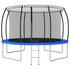 Trampolineset Rond 50 Kg 366X80 Cm Ø 366 x 80 cm Blauw_