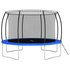 Trampolineset Rond 50 Kg 366X80 Cm Ø 366 x 80 cm Blauw_